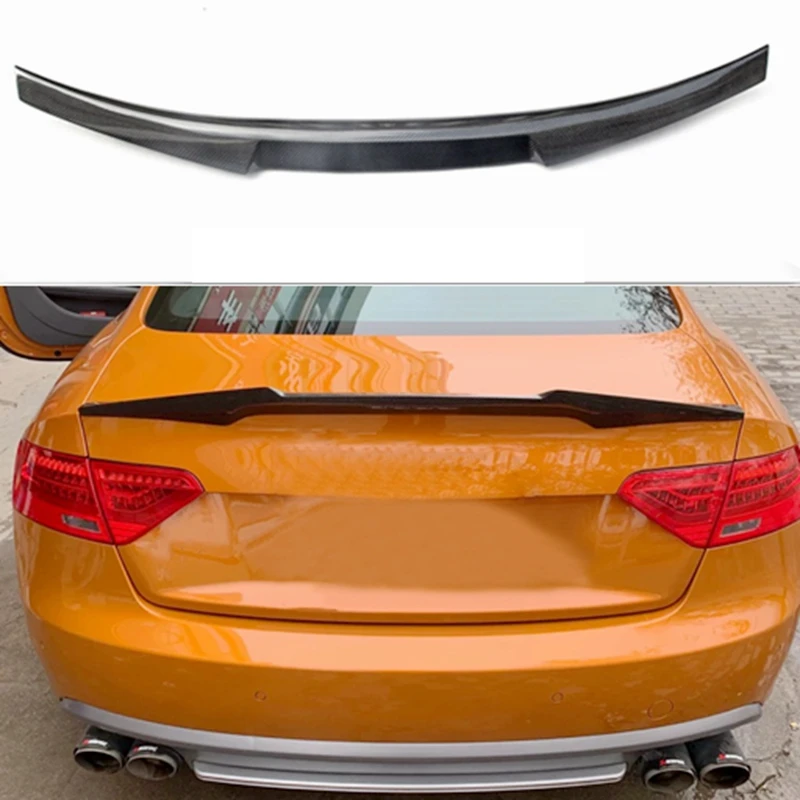 Alerón trasero de fibra de carbono para Audi A5 B8 estilo M4 - imagen 2