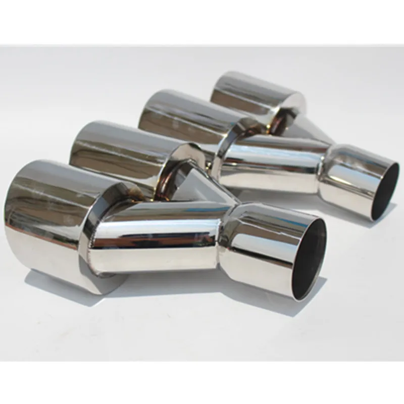 Tubo escape doble Acero Inoxidable 304 63/89 mm – BMW Mercedes VW Golf - imagen 4