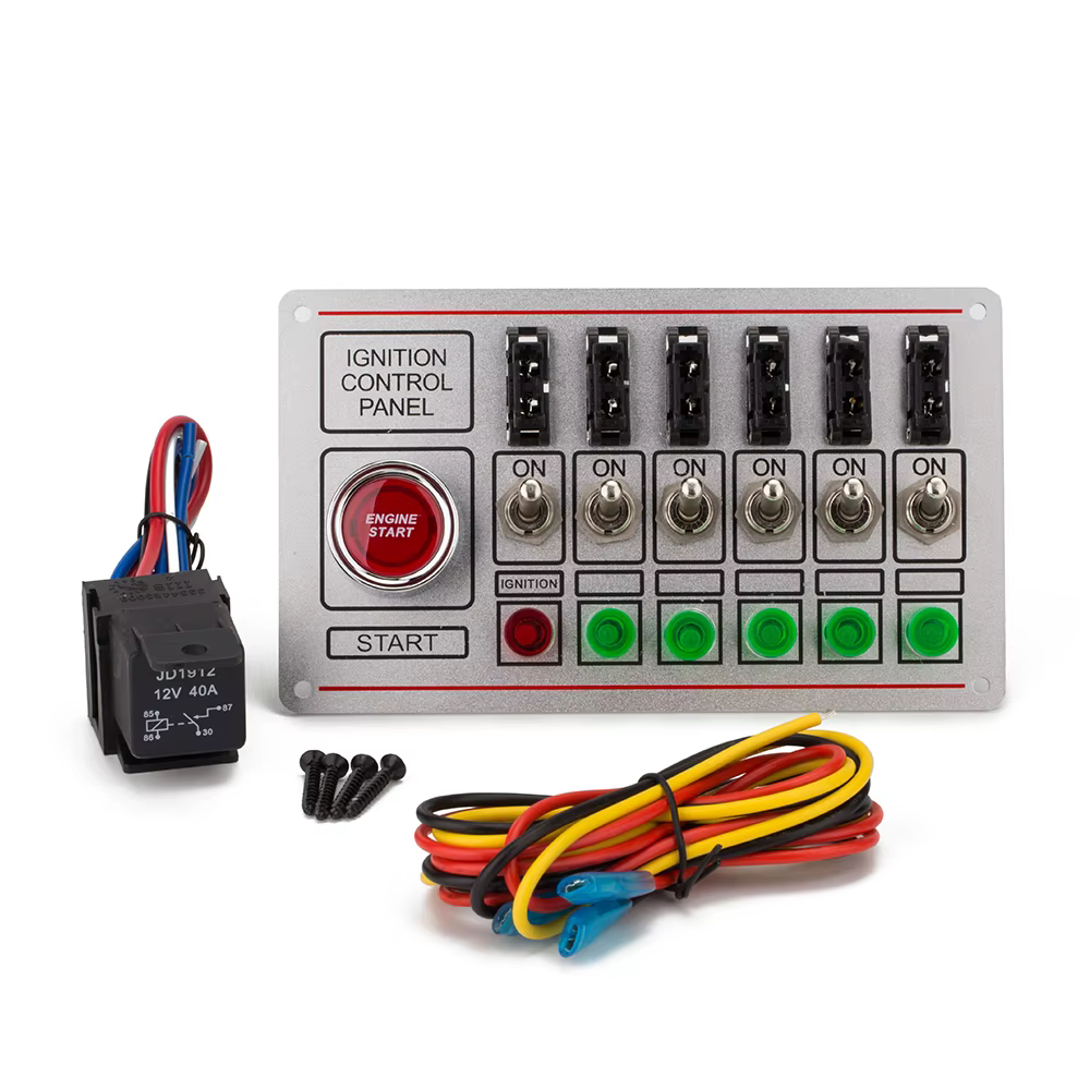 Panel de interruptores de competición 12 V con arranque y corte - imagen 5