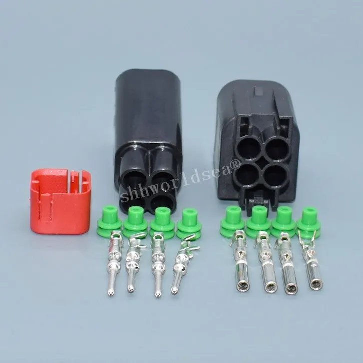 Conector enchufe 4 pines Shhworldsea 8-1437710-5 impermeable arnés automoción - imagen 3