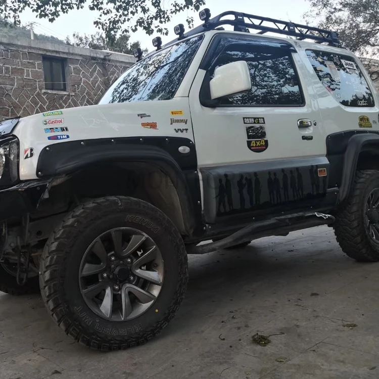 Protector guardabarros Suzuki Jimny 2007-2017 negro mate - imagen 4
