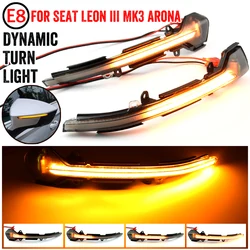 Intermitentes LED dinámicos de espejo para SEAT León III 5F