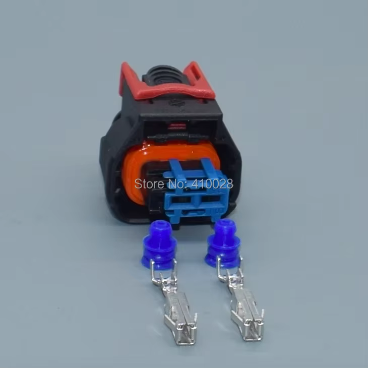Conector de dos pines para electrónica de automóvil
