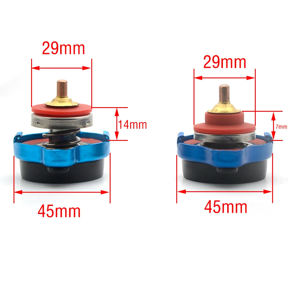 Medidor de temperatura de agua y tapa de radiador - 0,9/1,1/1,3 Bar - imagen 4