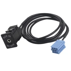 Cable auxiliar de audio 8 pines para VW Golf, Passat, Bora y Polo