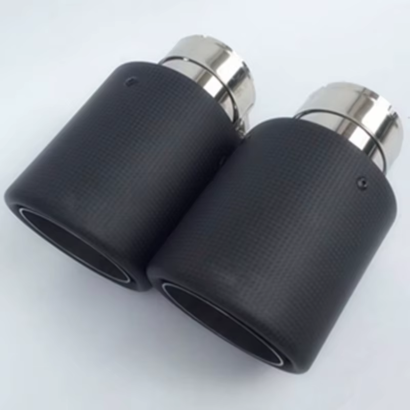 Punta escape fibra carbono 54-89mm universal – BMW Mercedes Audi VW - imagen 5