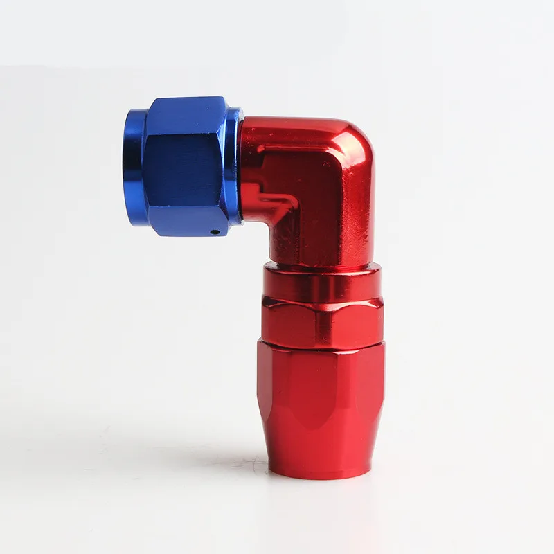 Racor AN10 acodado 90° para enfriador de aceite con juntas - imagen 4