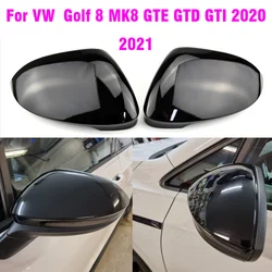 Cubiertas retrovisor carbono laterales para tuning VW Golf 8 MK8