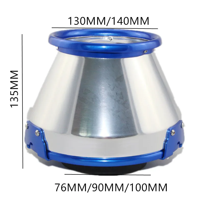 Filtro de admisión de aire frío universal con carcasa de aluminio - imagen 3