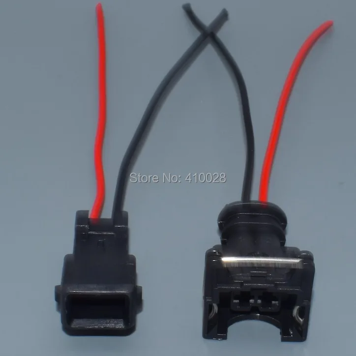 Shhworldsea 282189-1, conector EV1 estanco de 2 pines para inyector - imagen 3