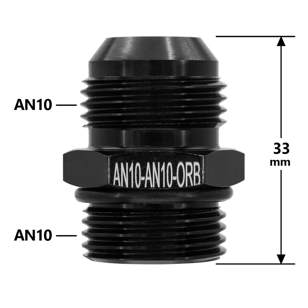 Adaptador de manguera AN6-AN10 para combustible, aire y aceite - NPT - imagen 5