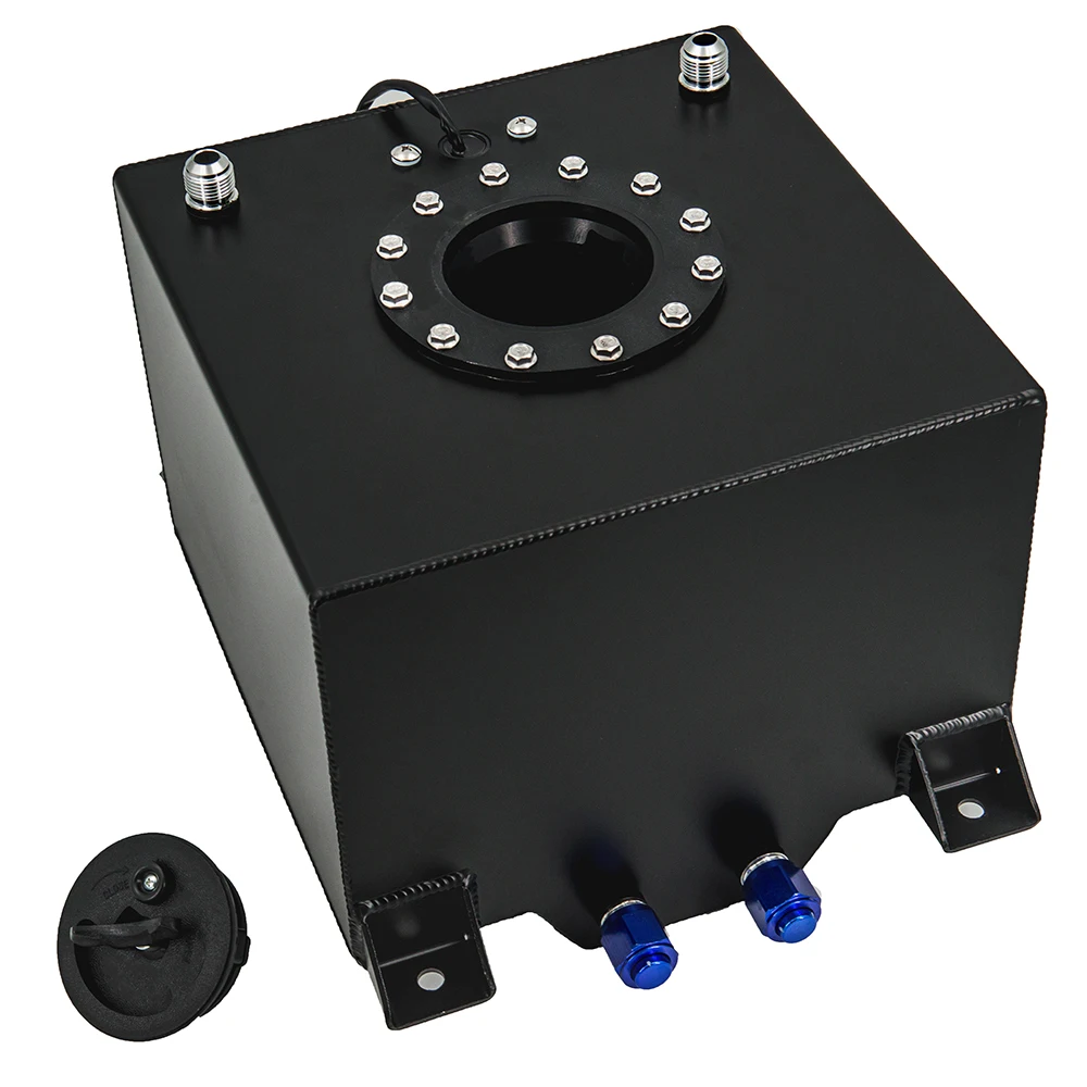 Depósito universal de aceite de aluminio con sensor y tapa para coche