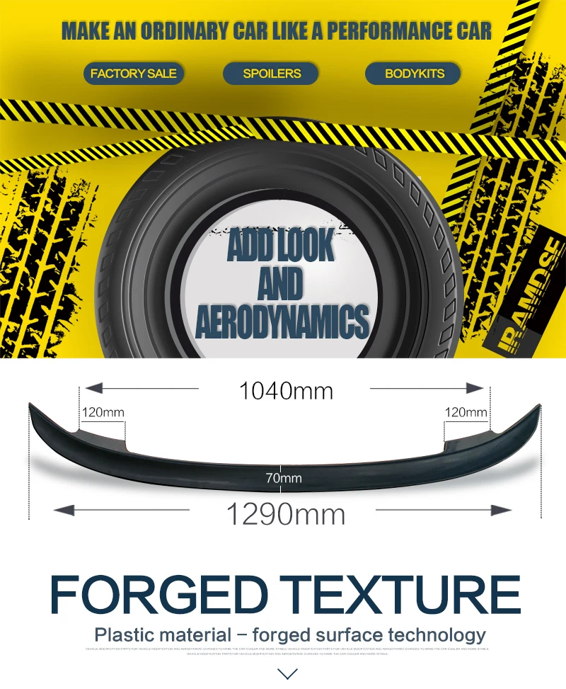 Alerón universal para maletero de Subaru Legacy Sedan