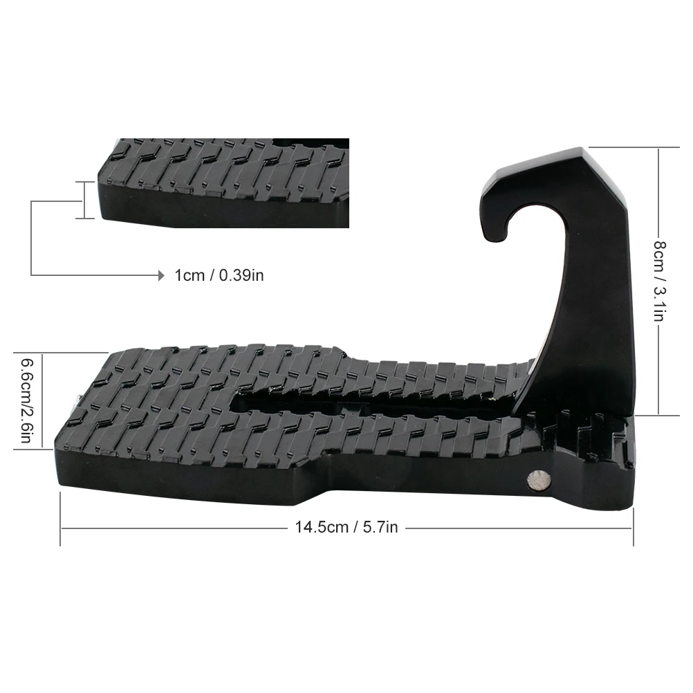 Pedal auxiliar acceso techo SUV Jeep de aluminio antideslizante - imagen 2