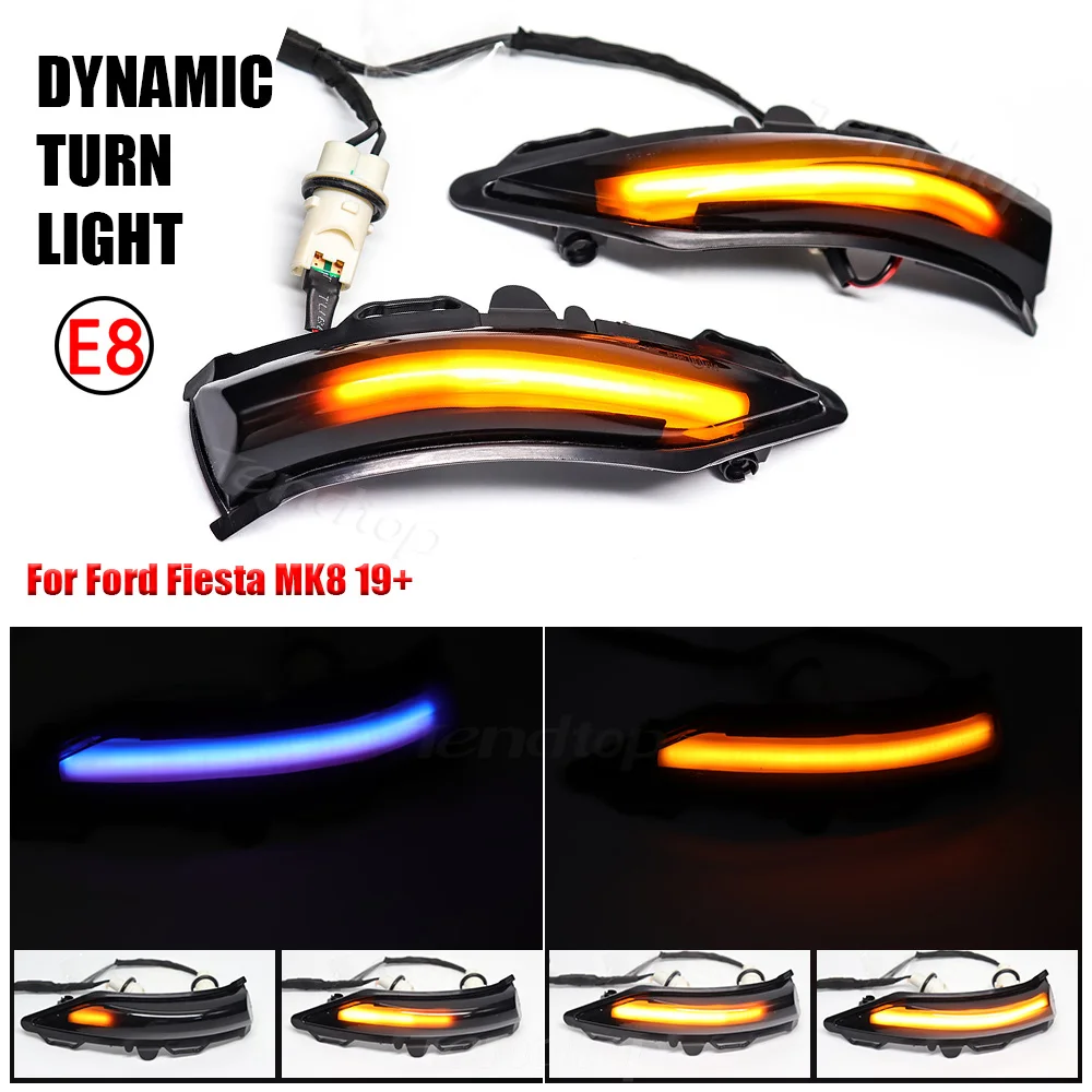 Intermitentes dinámicos LED espejo lateral Ford Fiesta MK8 2018-2020