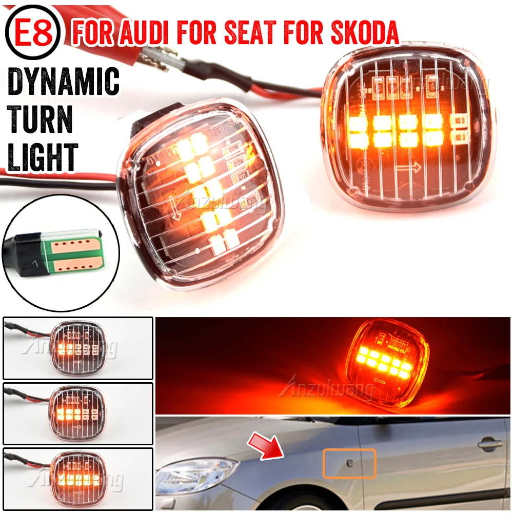 Intermitente dinámico LED Skoda Fabia/Octavia/Roomster/Rapid - imagen 5