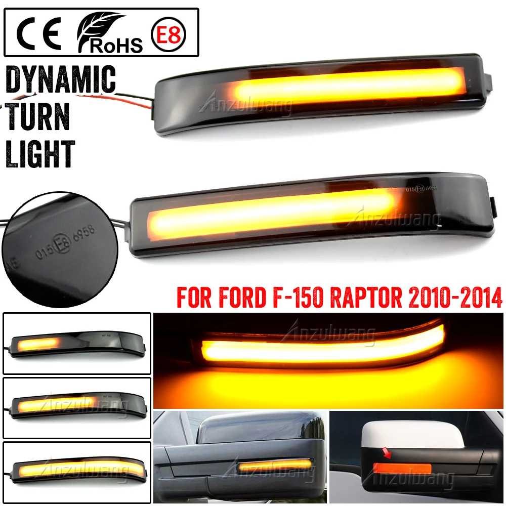 Luz intermitente LED dinámica retrovisor lado Ford F-150 2009-2014 - imagen 4