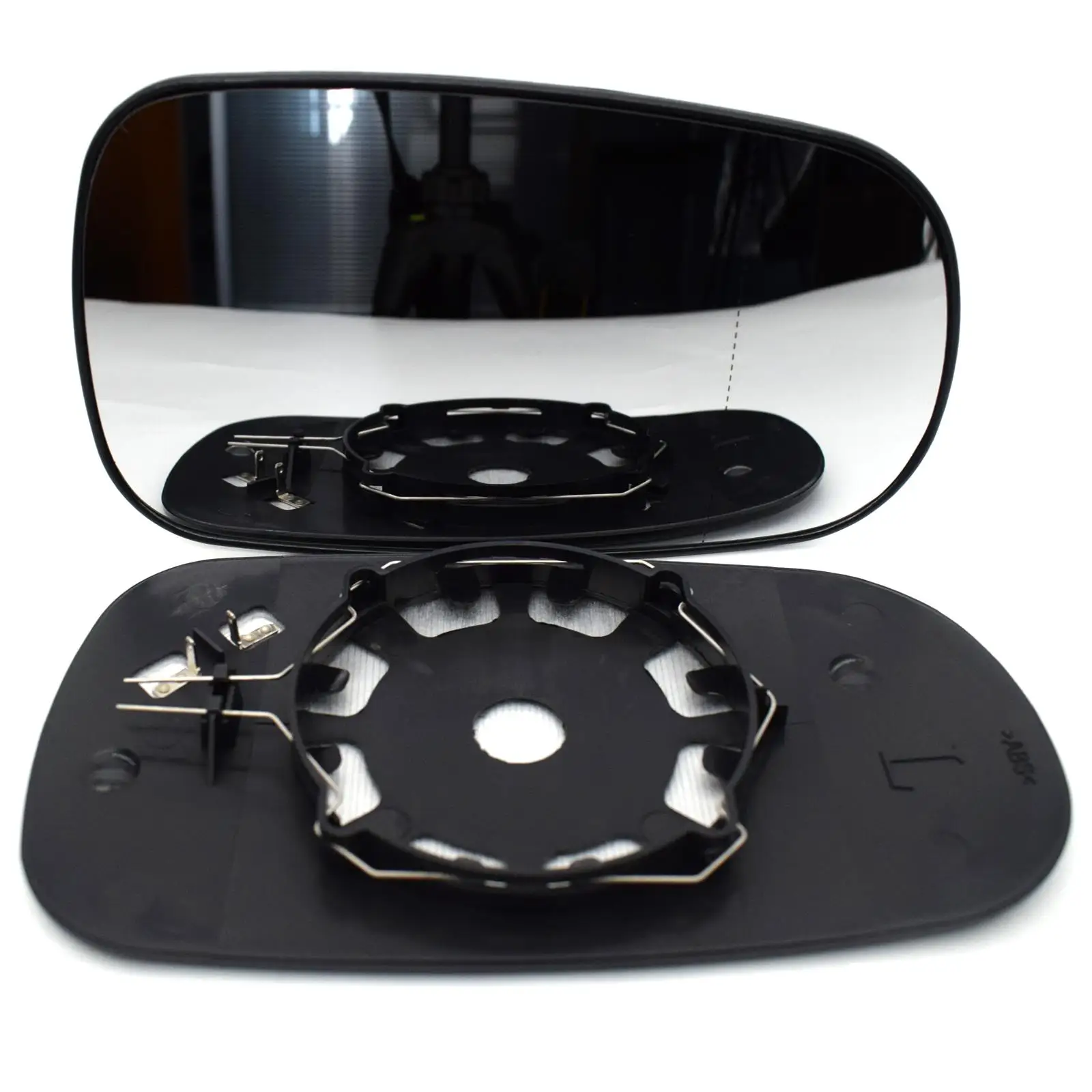 Para Saab 93 95 9-3 9-5 2003 - 2012 izquierda derecha conductor lado del pasajero espejo retrovisor de vidrio calefactable gran angular placa retrovisora - imagen 5