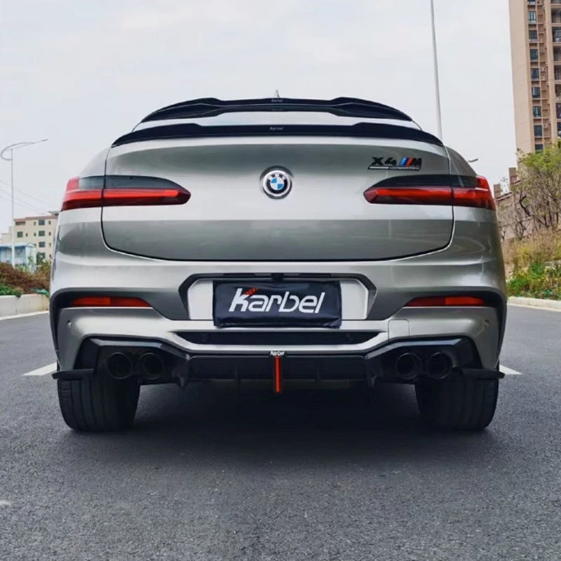 Difusor trasero fibra de carbono para BMW X4 G02 y X3 G01 - imagen 3