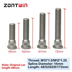 Tornillos estriados rueda forjados M12 - Toyota, Nissan, Mitsubishi, Subaru