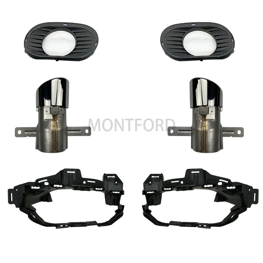 Silenciador trasero con puntas de escape para Mercedes GLB X247 - imagen 4