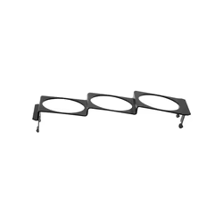 Panel medidores triple 52mm soporte hierro 3 agujeros – Universal