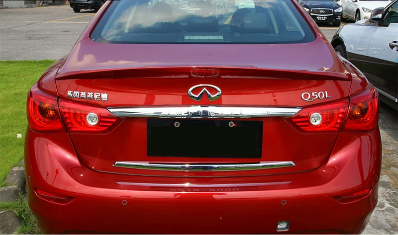 Alerón cola de pato maletero Infiniti Q50 Sedán carbono negro - imagen 4