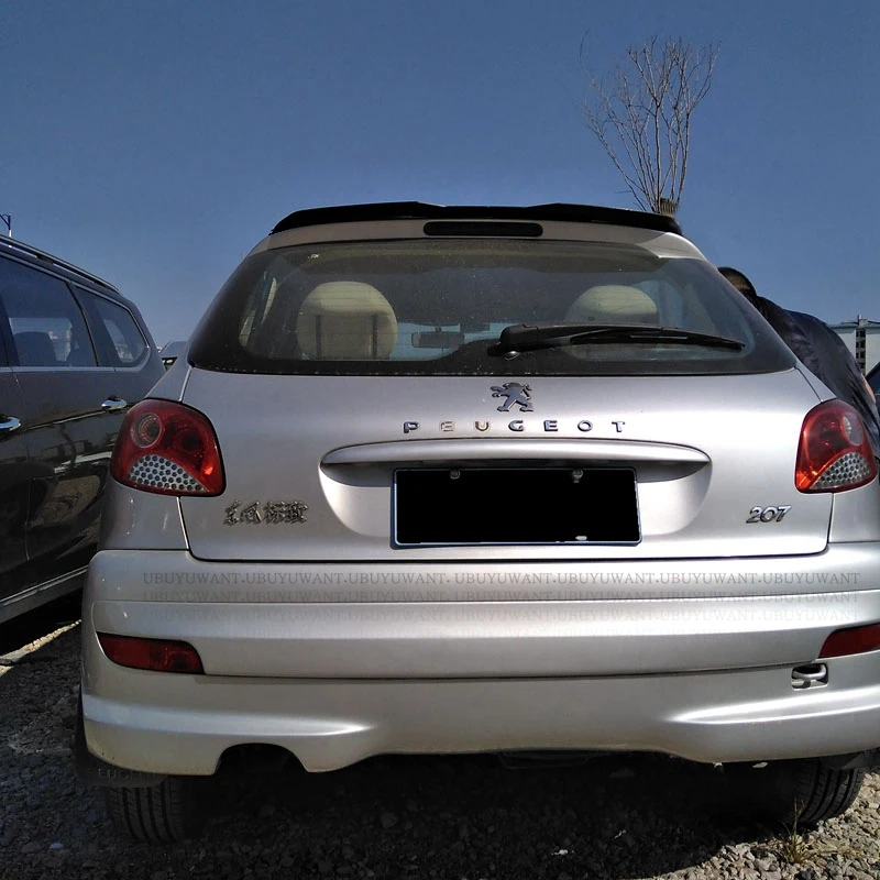 Alerón de labio trasero para Peugeot 207 Hatchback