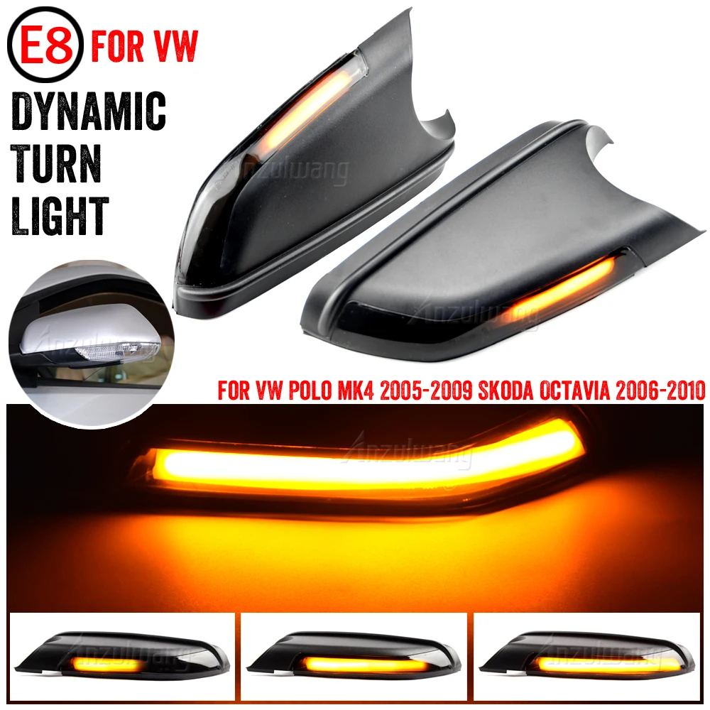 Luz intermitente LED dinámica para espejo – VW Polo MK4 / Skoda Octavia MK2 - imagen 4