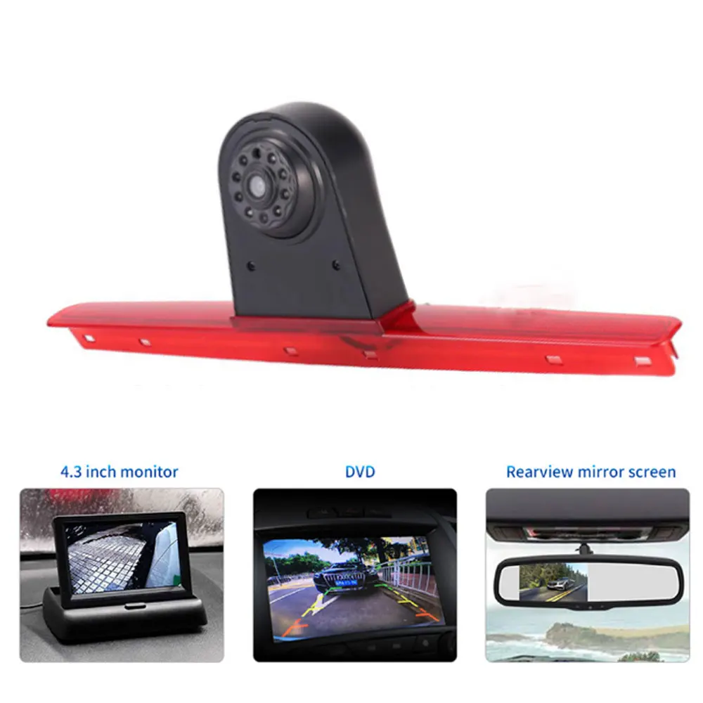 Cámara de marcha atrás con luz de freno LED – VW Transporter T5 - imagen 5