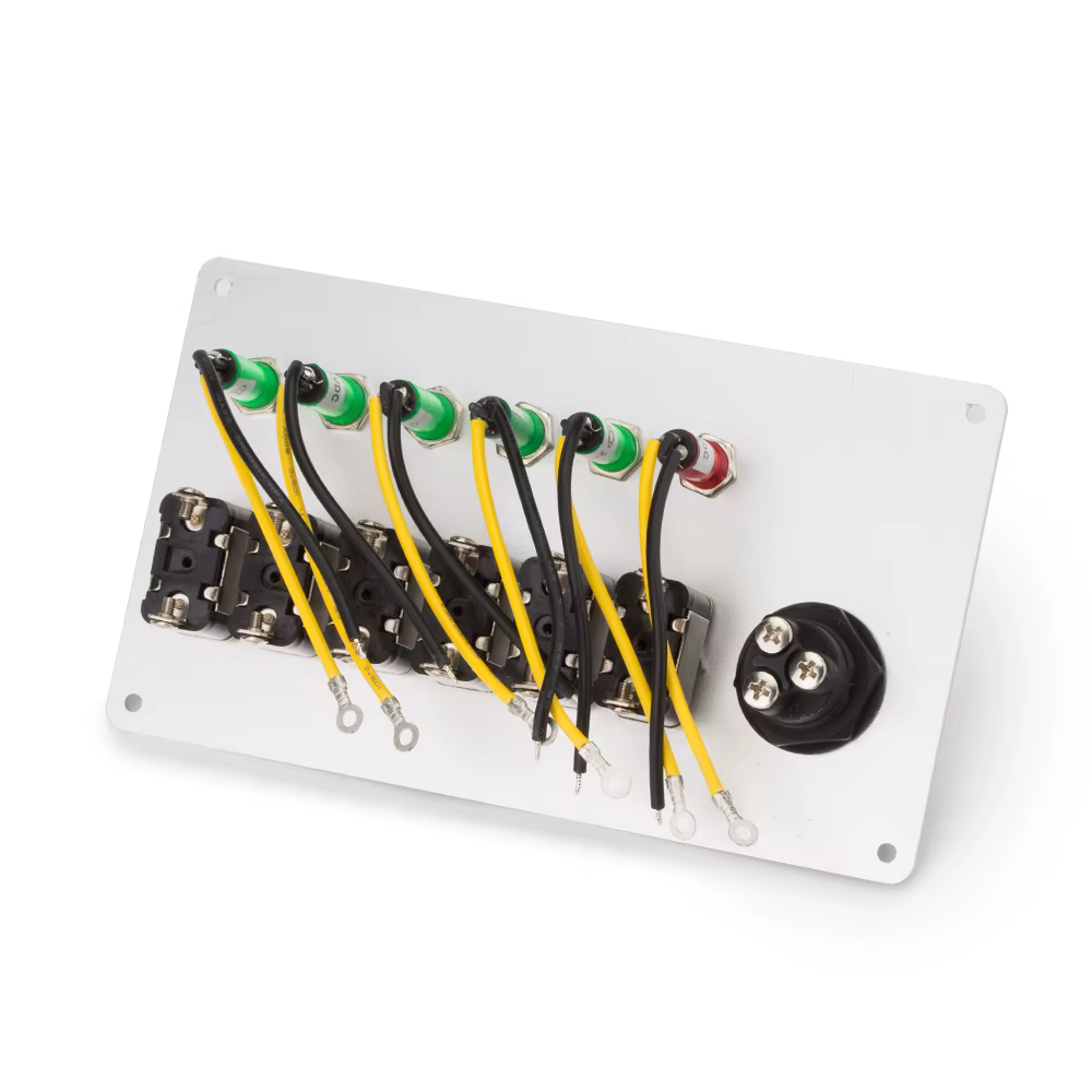 Panel de control de encendido para vehículo de competición