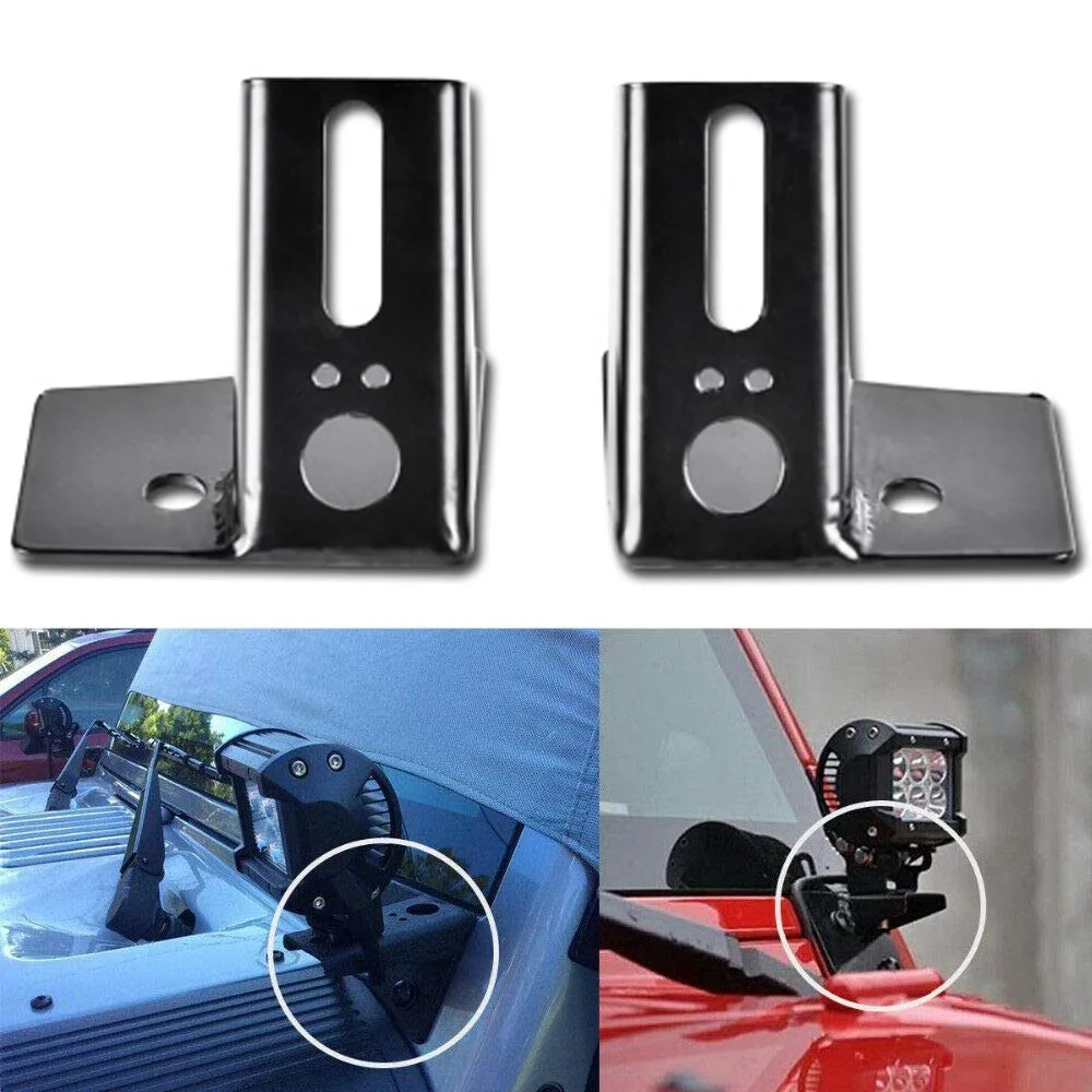 Faro LED todoterreno 4″ con soporte pilar A – Jeep Wrangler JK - imagen 4