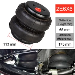 FD70-13 2E6X6 Bolsa de aire para suspensión neumática 1/2 NPT