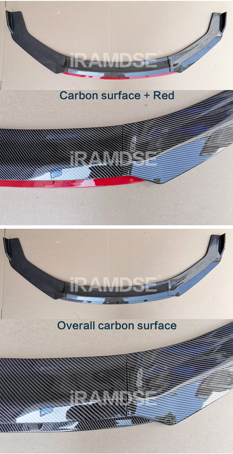 Divisor de faldón carbon fiber para Audi A5