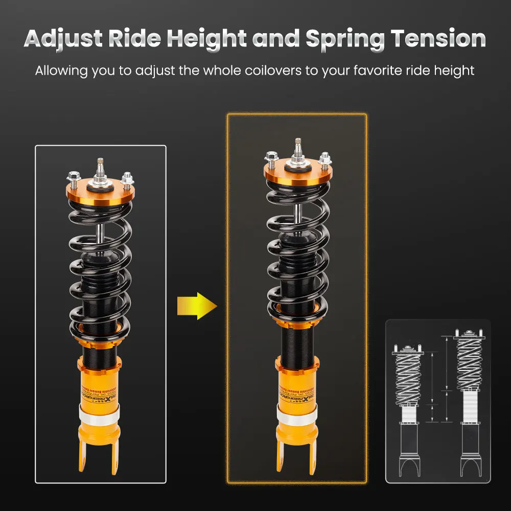 Coilovers ajustables MaXpeedingrods para Honda S2000 AP1 AP2 - imagen 5