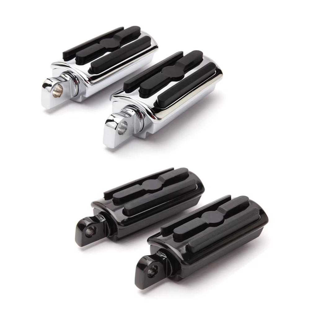 Reposapiés de aluminio y caucho para motocicleta