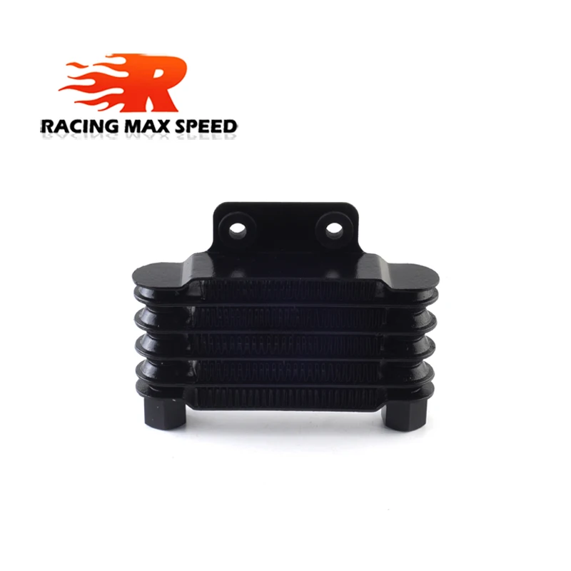 Enfriador de aceite universal SO-02, moto, 158 mm, plateado y negro - imagen 2