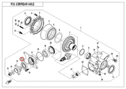 Sello de aceite retrácransmisión CFMOTO CF500 ATV 35x61x9 – ref. 0180-331007