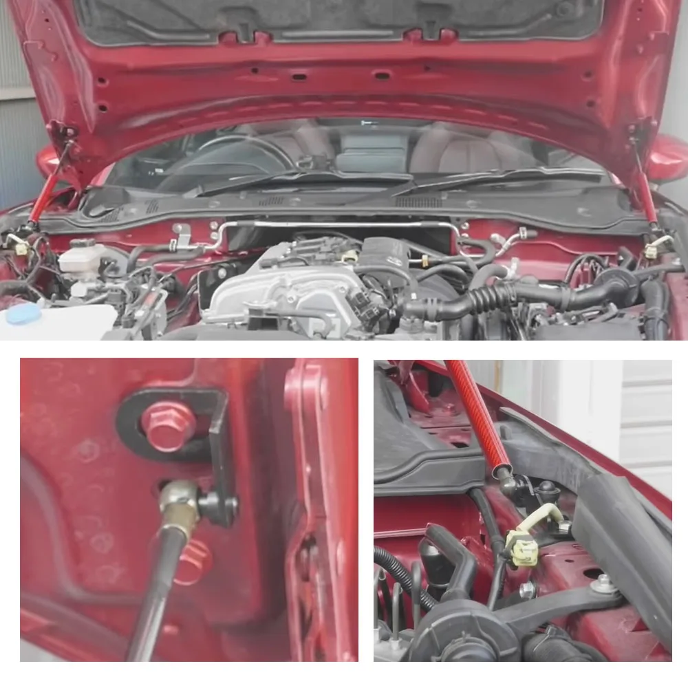 Puntales de capó gas Mazda MX-5 ND 2015-2024 - imagen 2