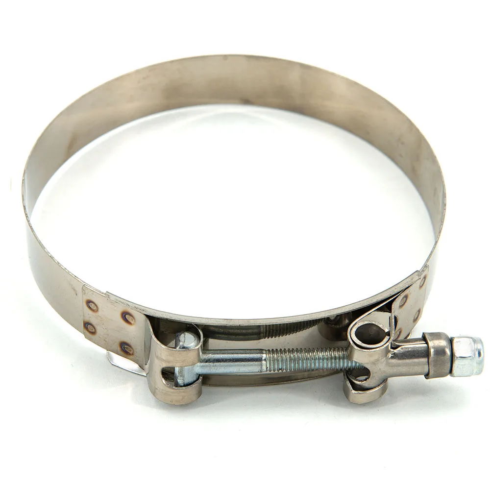 Abrazadera de acero inoxidable con perno en T para mangueras