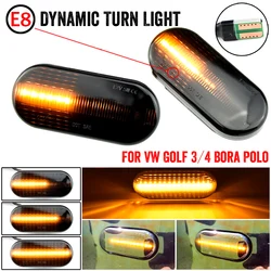 Indicadores laterales LED dinámicos secuenciales para VW Golf 4 Bora Passat