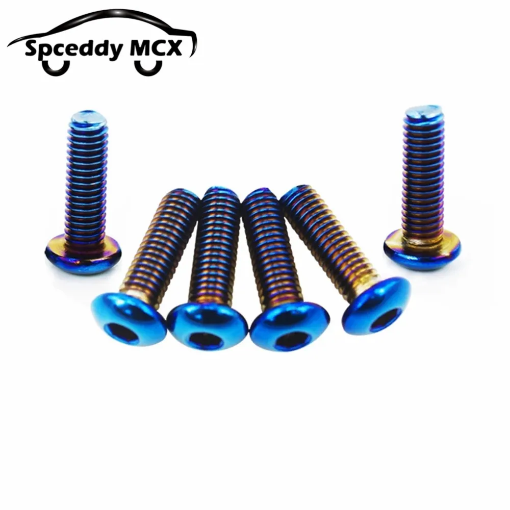 Kit de tornillos volante M5 en titanio quemado JR-LS06CR-R/T – universal - imagen 3