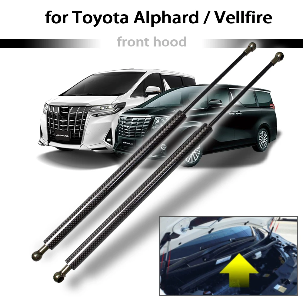 Kit amortiguador de capó Toyota Alphard Vellfire Serie 30 – Resorte de gas 2015-2023 - imagen 5
