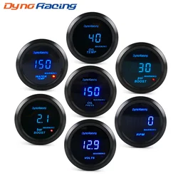 Dynoracing Medidores digitales 52mm turbo, temperatura, aceite y RPM
