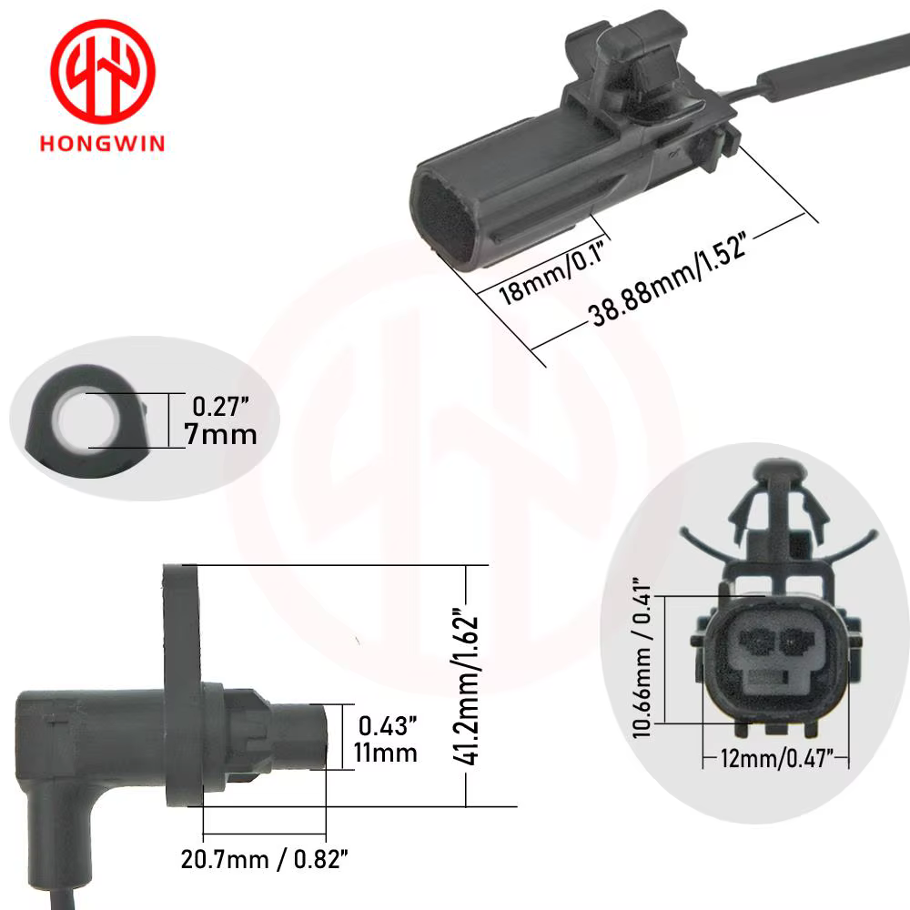 Sensor ABS para el eje delantero