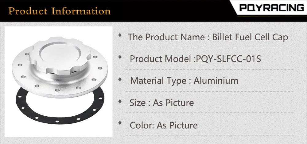 Tapa de tanque de sobretensión/pila de combustible de aluminio palanquilla