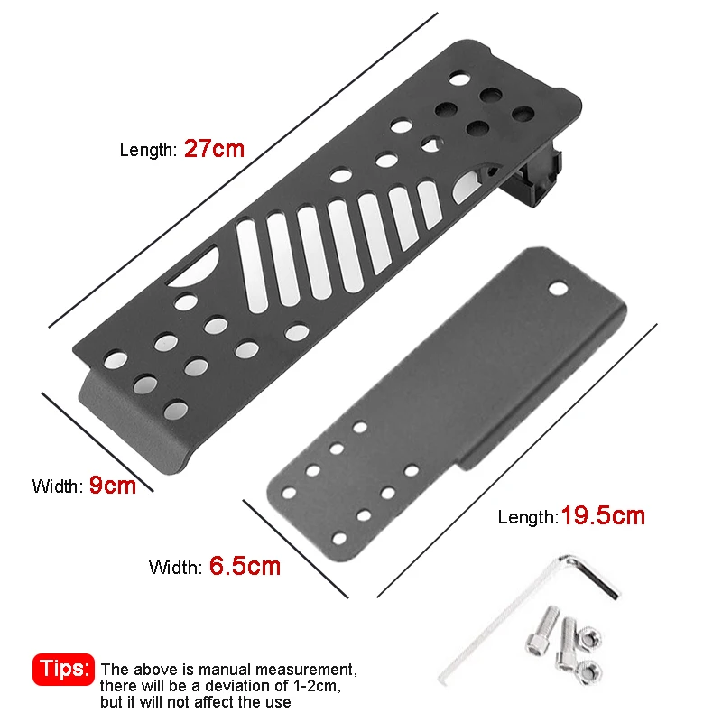Reposapiés izquierdo de metal para Jeep Wrangler JL JLU Rubicon 2018-2020 - imagen 2