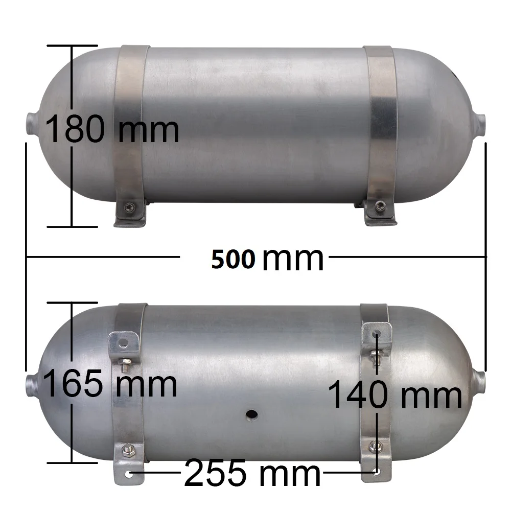 Kit suspensión neumática universal 12 V con depósito y compresor 480C - imagen 3