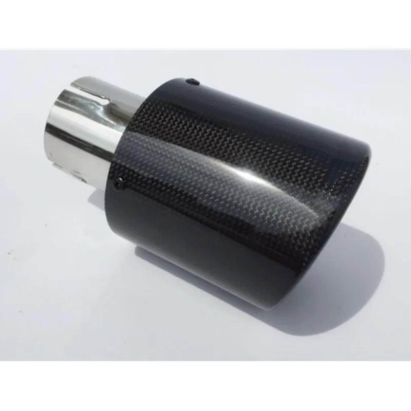 Silenciador trasero universal fibra de carbono 63-101mm - escape coche - imagen 2
