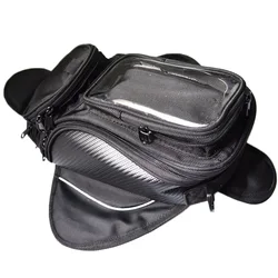Bolsa magnética para depósito de moto con soporte para móvil/GPS